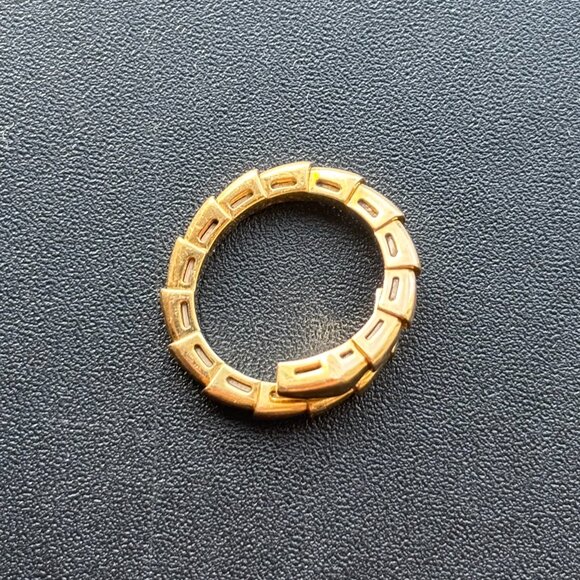 Bvlgari Serpenti Viper 18K Yellow Gold Wrap Ring. - Picture 7 of 9